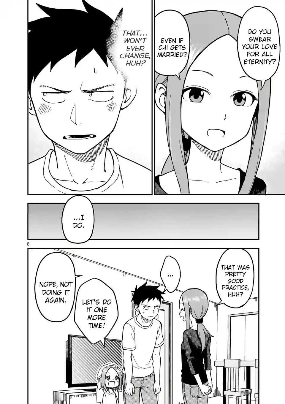 Karakai Jouzu no (Moto) Takagi-san Chapter 139 8